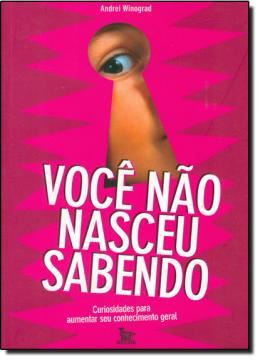 Imagem de VOCE NAO NASCEU SABENDO