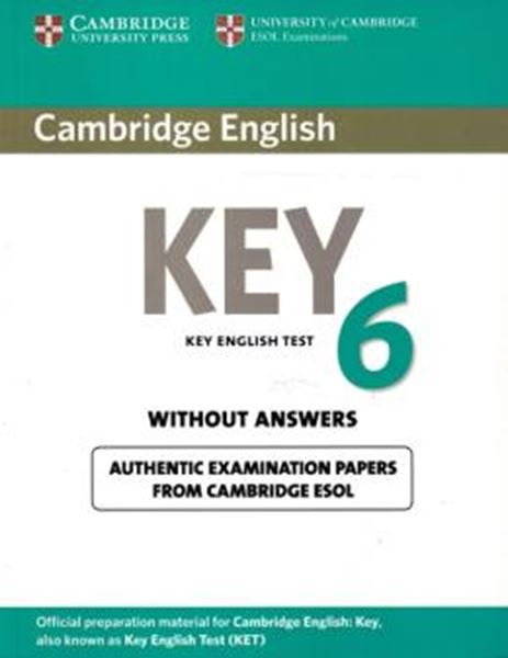 Picture of CAMBRIDGE ENGLISH KEY 6 STUDENTS BOOK WITHOUT ANSWERS