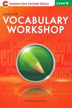 Imagem de VOCABULARY WORKSHOP - LEVEL E