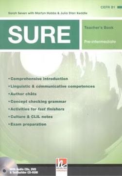 Imagem de SURE PRE-INTERMEDIATE TB BRITISH ENGLISH + 3 AUDIO CDS + DVD - TESTBUILDER + CD-ROM