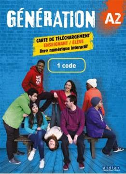 Imagem de GENERATION 2 (A2) - LIVRE + CAHIER NUMERIQUES INTERACTIFS - CARTE ENSEIGNANT / ELEVE - 1 CODE