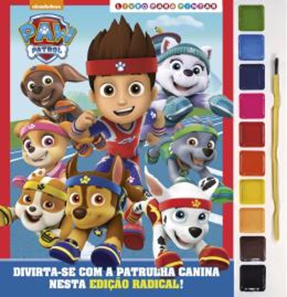 Picture of PATRULHA CANINA VOL. 6 - LIVRO PARA PINTAR COM AQUARELA