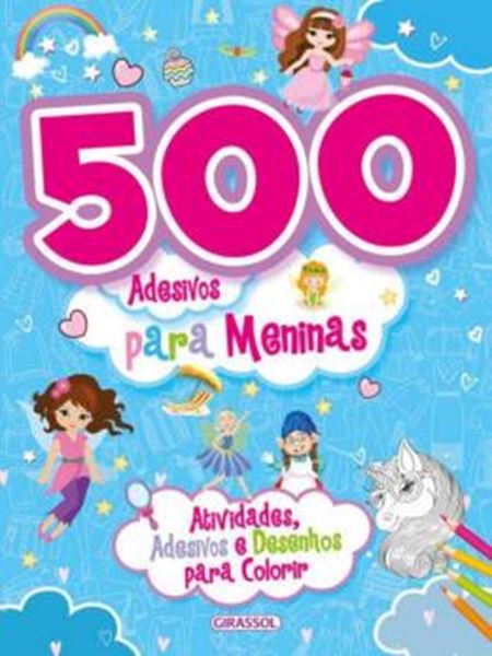 Picture of 500 ADESIVOS PARA MENINAS - AZUL