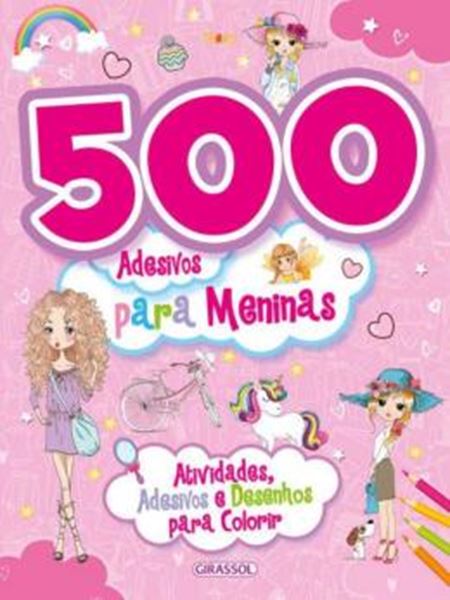 Picture of 500 ADESIVOS PARA MENINAS - ROSA
