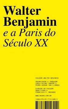 Imagem de WALTER BENJAMIN E A PARIS DO SECULO XX