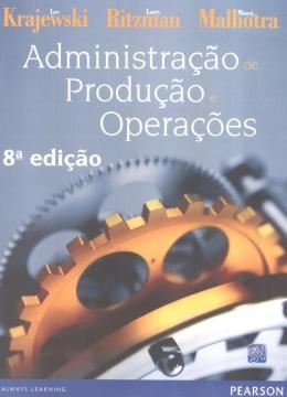 Imagem de ADMINISTRACAO DE PRODUCAO E OPERACOES - 8º EDICAO