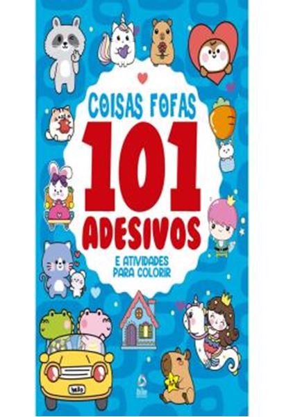Picture of 101 ADESIVOS ATIVIDADES E DESENHOS PARA COLORIR - COISAS FOFAS