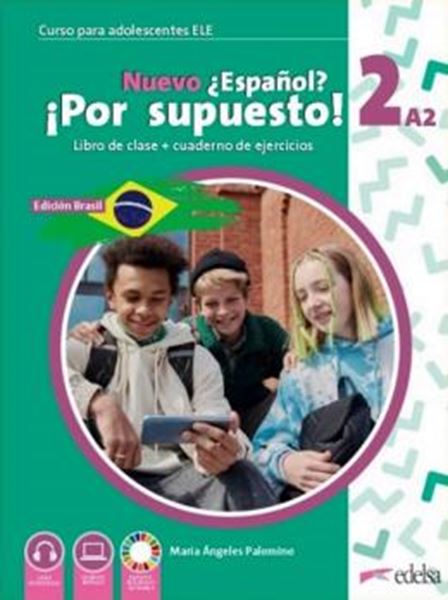 Picture of NUEVO ¿ESPANOL? ¡POR SUPUESTO! 2 - PACK BRASIL - LIBRO DE CLASE + CUADERNO DE EJERCICIOS