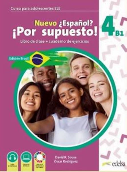 Picture of NUEVO ¿ESPANOL? ¡POR SUPUESTO! 4 - PACK BRASIL - LIBRO DE CLASE + CUADERNO DE EJERCICIOS
