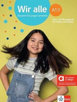 Imagem de WIR ALLE A1.1  KURS-UND UBUNGSBUCH MIT AUDIOS UND VIDEOS