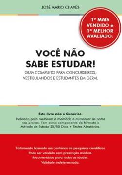 Imagem de VOCE NAO SABE ESTUDAR - 2ª ED