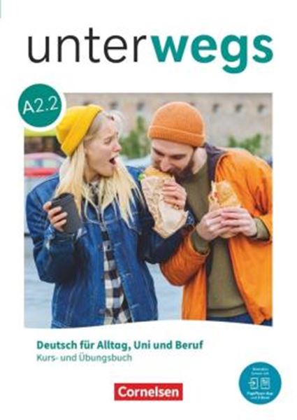 Picture of UNTERWEGS A2.2 - KURS- UND UBUNGSBUCH INKL. E-BOOK UND PAGEPLAYER-APP