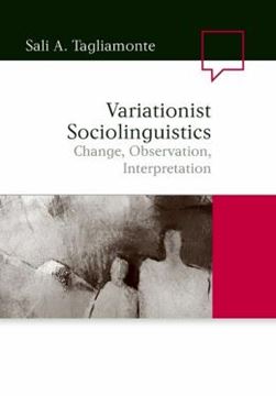 Imagem de VARIATIONIST SOCIOLINGUISTICS - CHANGE, OBSERVATION, INTERPRETATION